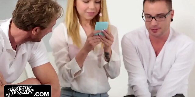 big cock,blonde,blowjob,pussy,teen